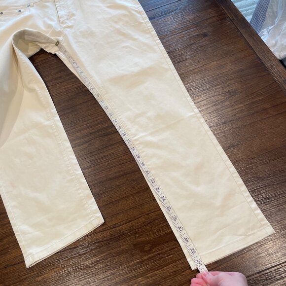 NWT Collars & Co. Men's 36x30 CEO 5-Pocket Pant Cotton Stretch Stone Cream - Picture 9 of 12